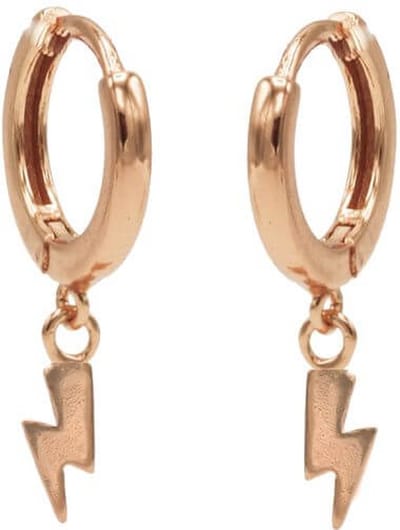 Karma Oorringen Hinged Hoops Lightning Rosé