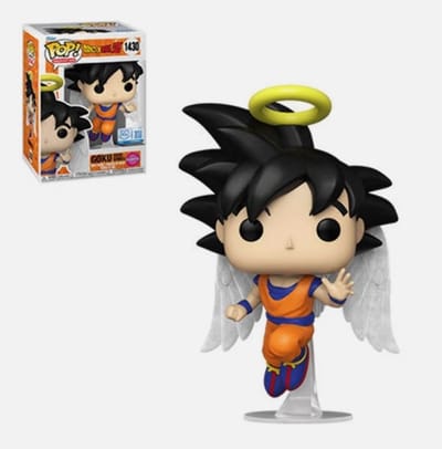 Funko Pop ! Dragon Ball Z #1430 Goku With Wings Flocked Anime Vinyl Figure