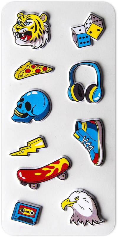 3D Stickers Jongens - Set van 10 - Celly