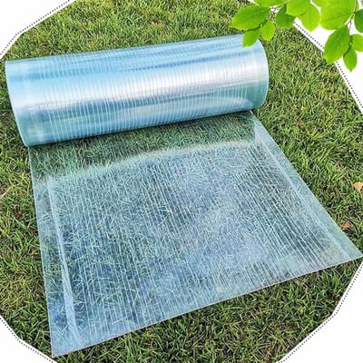 Polycarbonaat Dakplaat - Kaspanelen Kunststof - Bescherming Buitenruimte - Hoge Lichtdoorlatendheid - 0.8mm Dik - Doorzichtig