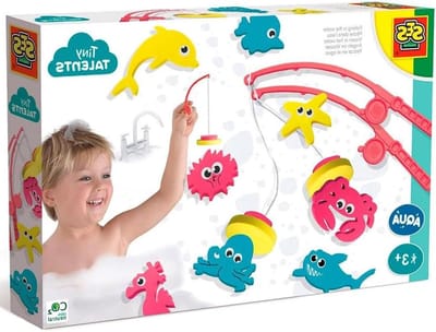 Badspeelgoed Vissen - Waterpret - Tijdens het badderen - Zachte foam dieren - Small - Diverse