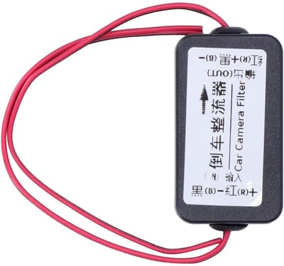 Allecto - Backup Camera Gelijkrichter - Spanningsregelaar - Interferentiebestendig - Compact Formaat - Achteruitrijcamera - Betrouwbare Voeding - G...