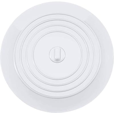 Universele siliconen badkuip- en gootsteenstopper - 15,3 cm diameter voor keuken en badkamer