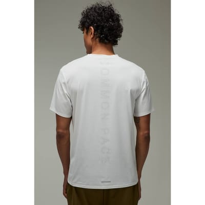 Common Pace Running Perforated Regular Fit T-Shirt | White | Size XS