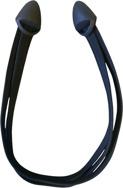 Rieba® Snelbinders Fiets - Universele Snelbinder - Drievoudig - 60 cm - Montage op Bagagedrager - Voor 28 inch Fietsen - Zwart
