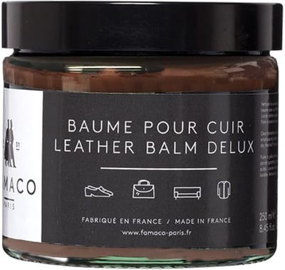 Famaco leather balm – lederbalsem voor reiniging, voeding en glans