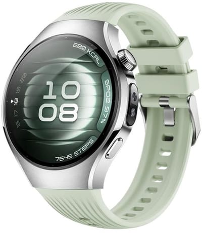 By Qubix - Siliconen bandje 'True Fit' - Groen - geschikt voor Huawei Watch 5 - 46mm