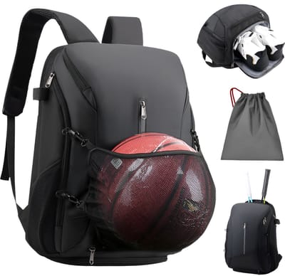 CarryQuest® - Tennisrugzak - Voetbalrugzak - Basketbalrugzak - Tennisracket - Ruime Capaciteit - Schoencompartiment - Tennis Rugzak - Pickleball - Squash - Padel - Tennistas
