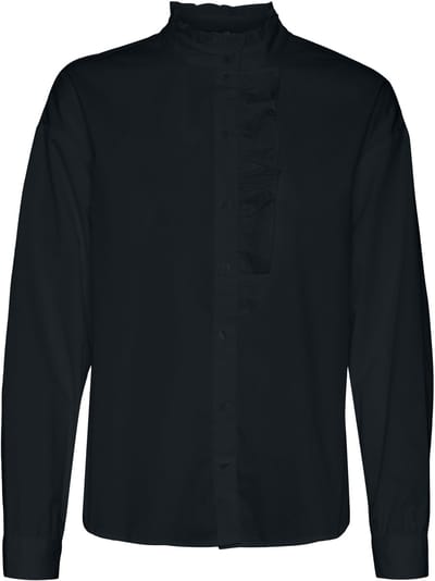 VERO MODA - VMVIBE L/S FRILL SHIRT EXP - Dames - Blouses