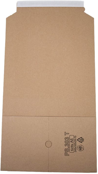 25x boekverpakking 217x155x10-50mm