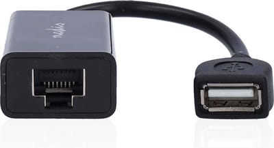 Nedis USB-Verlenger - USB 2.0 - 1x USB-A Male - 1x RJ45 Female - 1x USB-A Female - 1x RJ45 Female - tot 50 m - 480 Mbps - Vernikkeld - Rond - PVC - Zwart - Doos