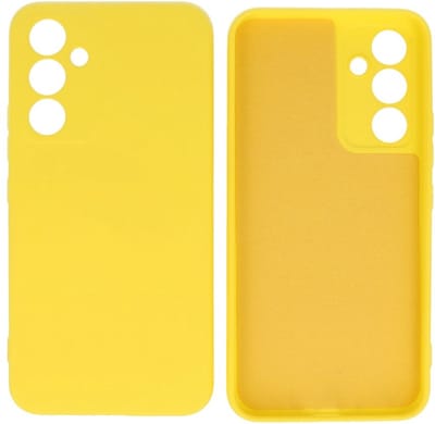 Fashion Backcover Telefoonhoesje - Color Hoesje - Geschikt voor de Samsung Galaxy A14 5G - Geel