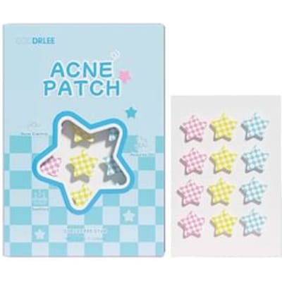 CCCDRLEE - Checkered Star Acne Patch #Checkered Star - 12pcs* 2