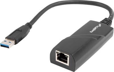 Lanberg Usb 3.0 Naar Rj-45 1Gb Netwerkkaart Op Kabel Voor Signaalversterkers