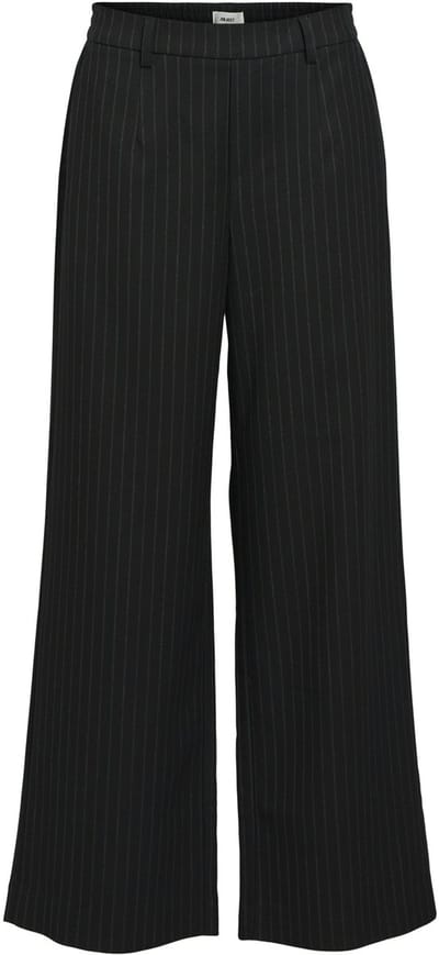 Object Objlisa Wide Pant Broeken Dames - Zwart - Maat 36