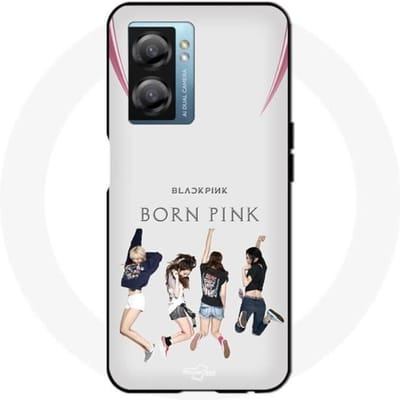 Oppo A77 5G hoesje zwartroze geboren roze Kpop