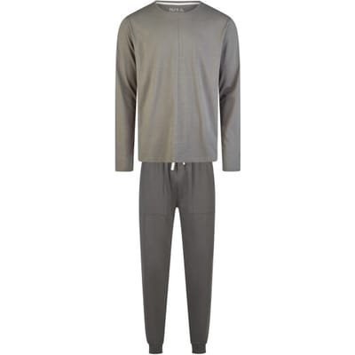 Phil & Co Heren Pyjama Set Lang Grijs - Maat L