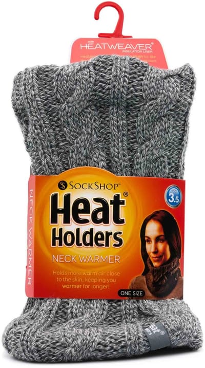 Heat Holders, Superwarme Dames Nekwarmer Marlow, Light Grey, One Size