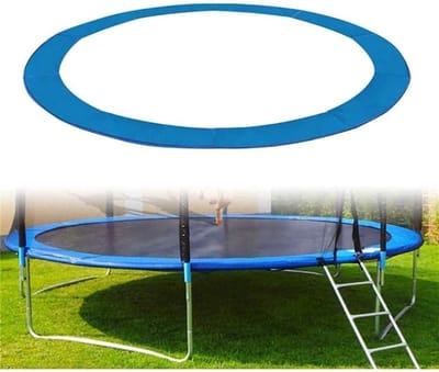 Trampoline Randkussen - Veiligheidspad - Veilig Springen - Waterdicht Materiaal - 8FT - Blauw