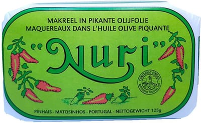 Makreel in pikante olijfolie (Nuri)