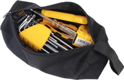 Kleine Gereedschapstas - Multi Tool Opslag - Tas voor gereedschap - Tool Tas voor Schroevendraaier - Gereedschapsetui - Zwart