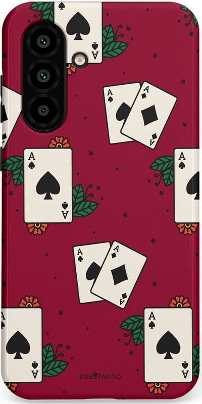 Casetastic Hoesje Geschikt voor Samsung A56 / A36 - Stijlvolle Beschermende Duo-layer Case - Casino Aas