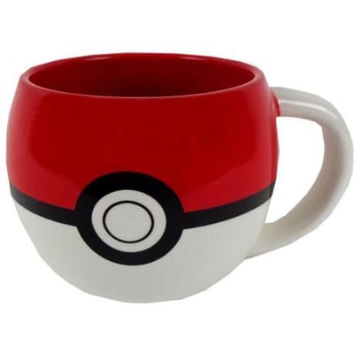 Kopje met doos Pokémon Pokeball Keramisch 360 ml Zwart