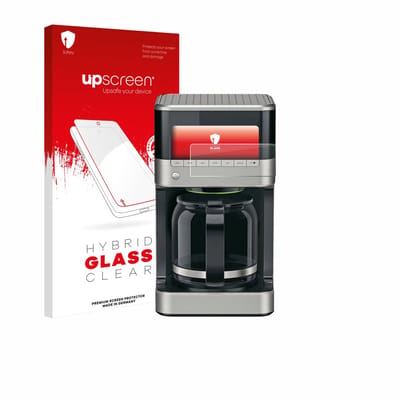 upscreen - Screenprotector voor Braun PurAroma 7 - Folie Beschermfolie Beschermglas transparant