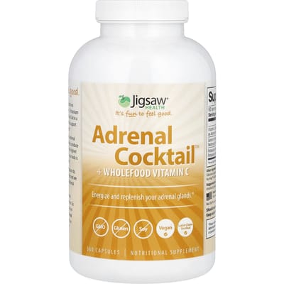 Jigsaw Health, Adrenal Cocktail + Natuurlijke Vitamine C, 360 Capsules