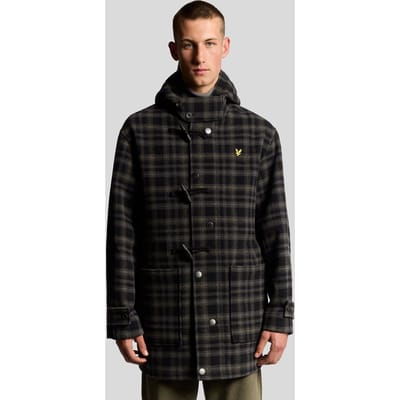 Modulaire tartanjas betreft jas Lyle & Scott