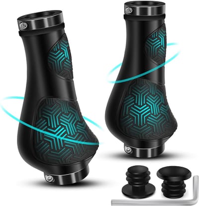 Ergonomische Fietshandgrepen Stuur Grips - Antislip Rubber voor MTB en Stadsfiets - Universele Bevestiging