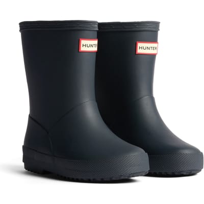 Hunter Kinderen Eerste Geïsoleerde Laars Rubber Kinderen Hunter Marineblauwe Wellingtonlaarsen