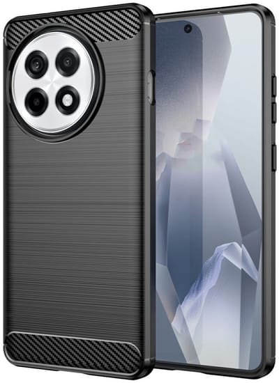 Coverup Hoesje - Geschikt voor OnePlus 13R Hoesje - Coverup Armor Brushed TPU Back Cover - Zwart
