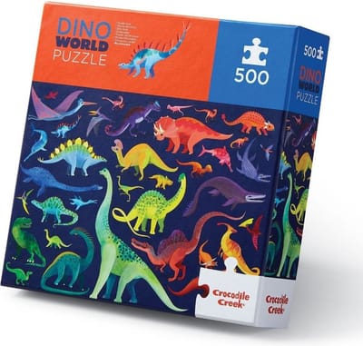 Crocodile Creek Puzzel - Dino World - 500 stukjes