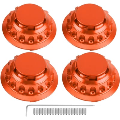 Cache-moyeu 36136768640 Cache-moyeu Jante Convient pour Honda avec 68 (69) mm Diamètre Extérieur Orange multi