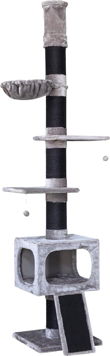 Boony krabpaal titano grijs/zwart 250-275cm