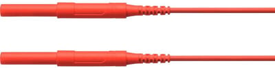 Schützinger HSPL 8568 / AWG16 / 50 / RT Veiligheidsmeetsnoer [Stekker 4 mm - Stekker 4 mm] Rood 1 stuk(s)