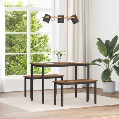 vidaXL - Bank - Oudhout - 80 - x - 35 - x - 45 - cm - Bewerkt - hout