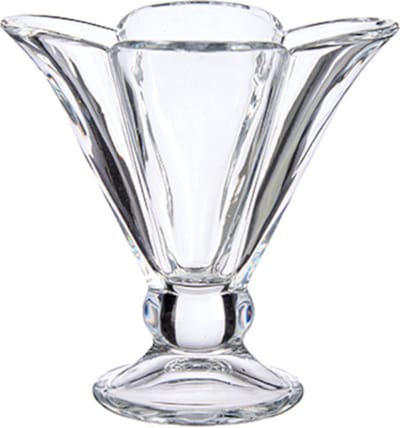 Vivalto IJscoupe in Bloemvorm - 200ml - 10,5 x 10,5 x 12 cm - Set van 6