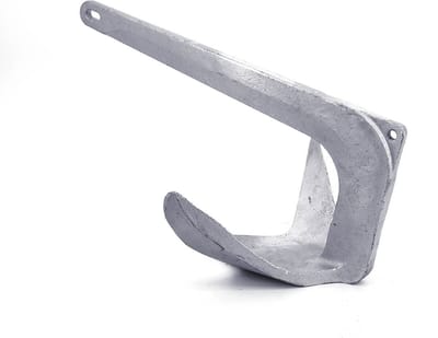 Raptor Bruce Anker - 5 KG - Staal - Grijs - Bootanker