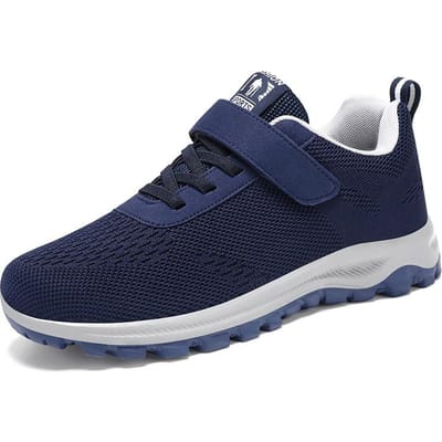 Koppel Sneakers Dames Lente Magische Stick Schoenen Ademende Casual Wandelschoenen 44 blue