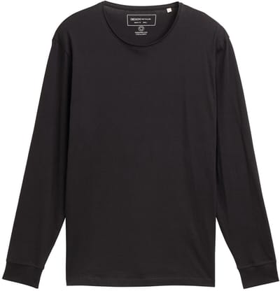 Tom Tailor Denim - Katoenen shirt met lange mouwen - Maat XS - Night Watch Black