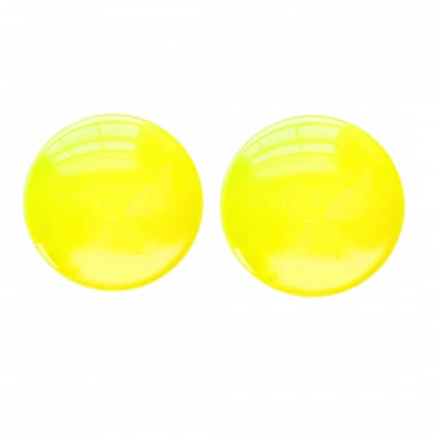 Clip oorbellen Geel 2.5 cm