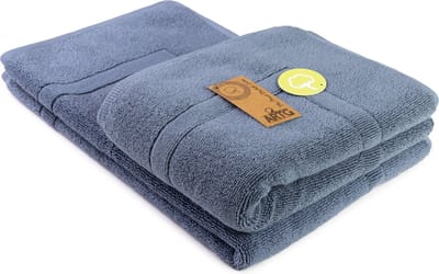 ARTG® Towelzz - Badmat - 100% Katoen - Zware kwaliteit - 50 x 80 cm -  Spijkerstof Blauw - Jeans Blue