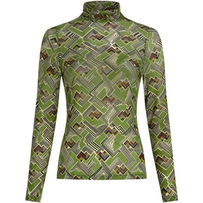 T-Shirt Lange Mouw King Louie 11018 Rollneck Leia Posey Green
