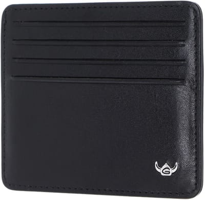Golden Head Leren kaarthouder Colorado RFID Protect Kartenetui 4440 Schwarz zwart