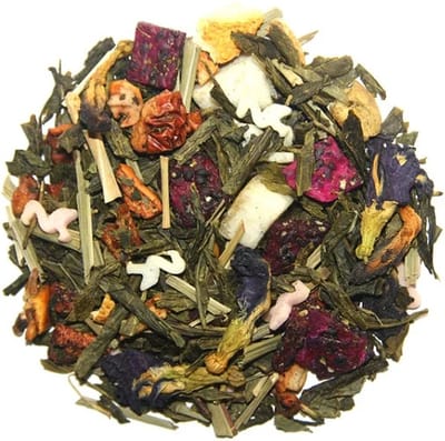 Kittelbloem - Blauwe Vlindererwt thee - Hello Flamingo - Blue Butterfly Pea Flower tea - Losse thee - Verse thee - Groene Thee - 45 gram
