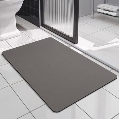 Badmat Anti Slip - Douchemat - Badmatten - Grijs