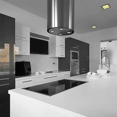HOFTRONIC Durham LED inbouwspot vierkant - 4 Watt 345 lumen - 2700k warm wit - GU10 - Dimbaar Kantelbaar - Voor binnen - RVS