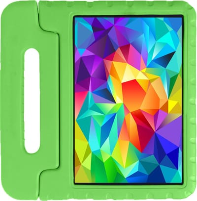 Hoes - Geschikt voor Samsung Galaxy Tab A 10.1 (2019) - Kinderhoes Shockproof Bumper - Kidsproof Case - Tablet Hoesje - Kinder Hoesje Cover - Groen